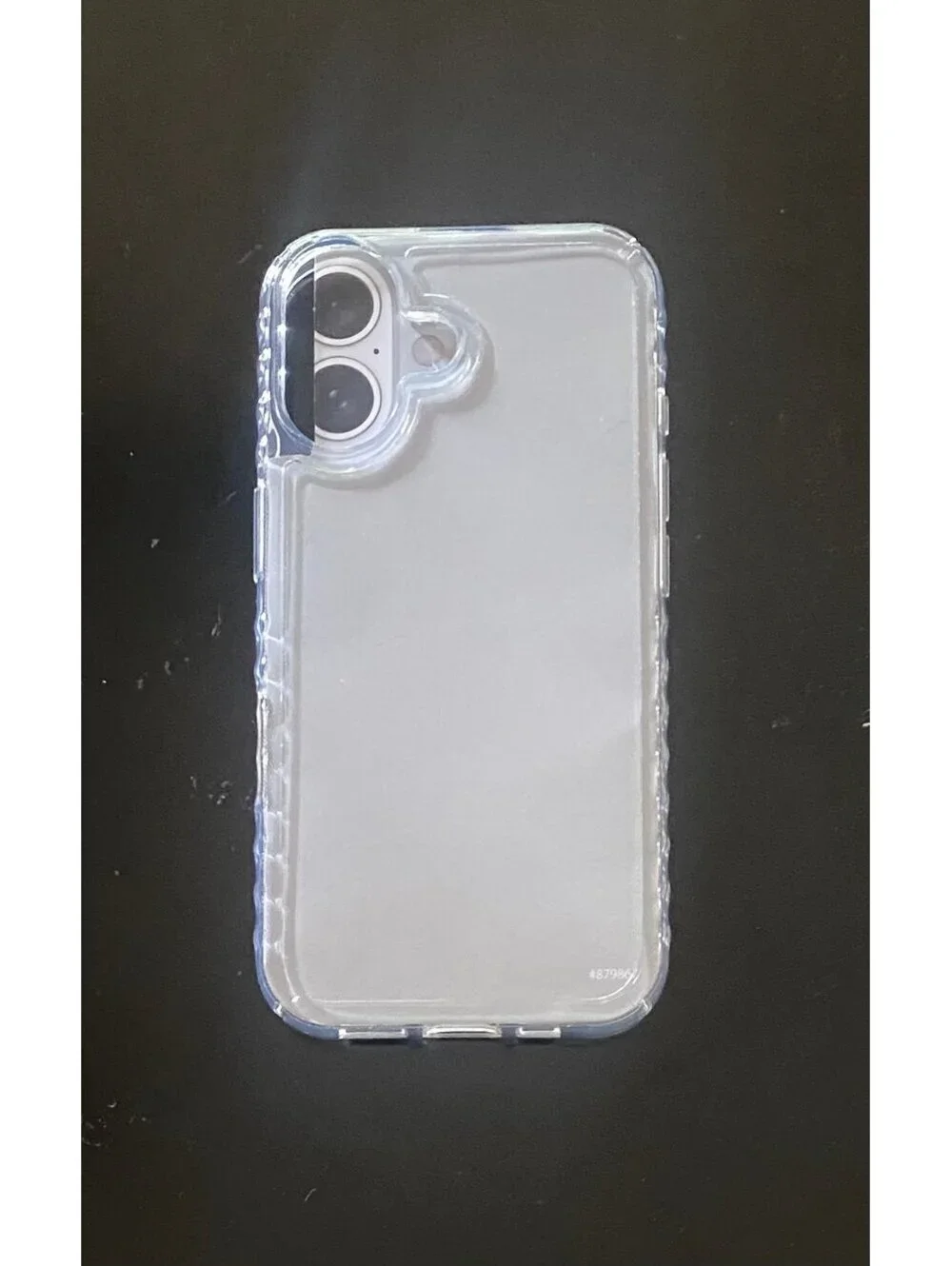 Onn Protective Gel Case for iPhone 16 Clear